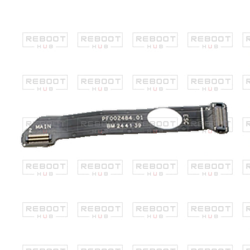 OEM-pulled DJI Flip ESC Flexible Flat Cable on white with Reboot Hub watermark overlay — view 1