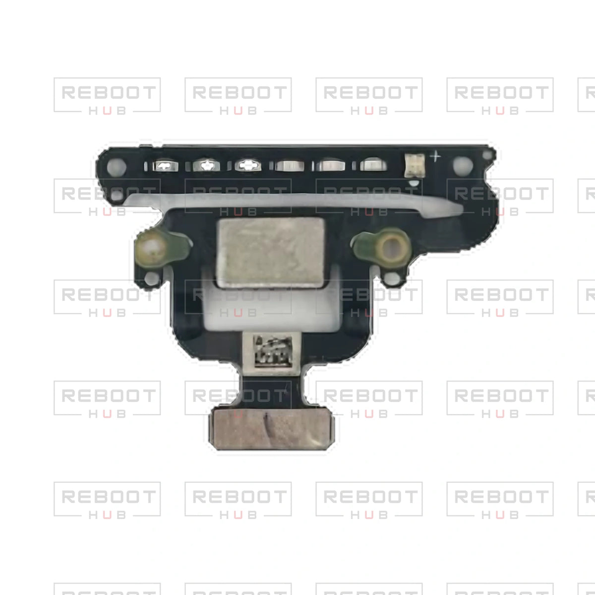 OEM-pulled DJI Flip Forward Vision Flexible Flat Cable on white with Reboot Hub watermark overlay — view 4