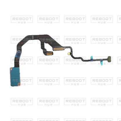 OEM-pulled DJI Flip Four-in-One Flexible Flat Cable on white with Reboot Hub watermark overlay — view 2