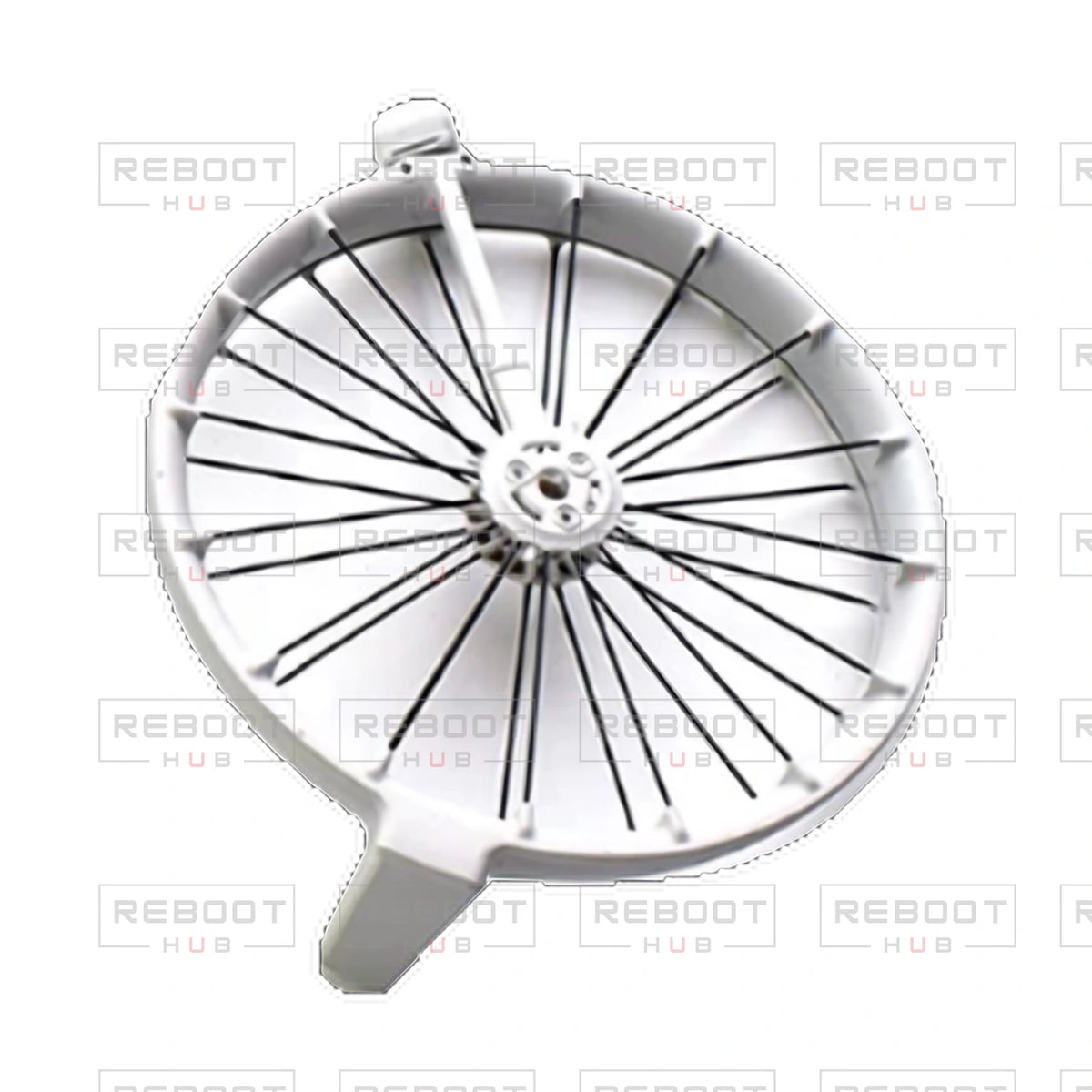 Flip Front Propeller Guard Left OEM-pulled part detail view on white with Reboot Hub watermark overlay