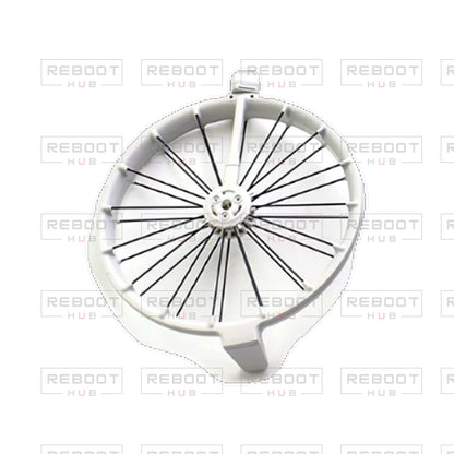 OEM-pulled DJI Flip Front Propeller Guard Right on white with Reboot Hub watermark overlay — view 1