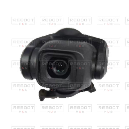 OEM-pulled DJI Flip Gimbal Assembly with Lens on white with Reboot Hub watermark overlay — view 1
