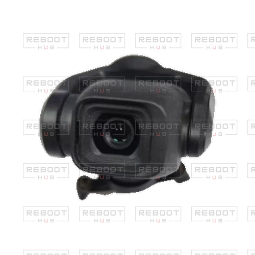 OEM-pulled DJI Flip Gimbal Assembly with Lens on white with Reboot Hub watermark overlay — view 1