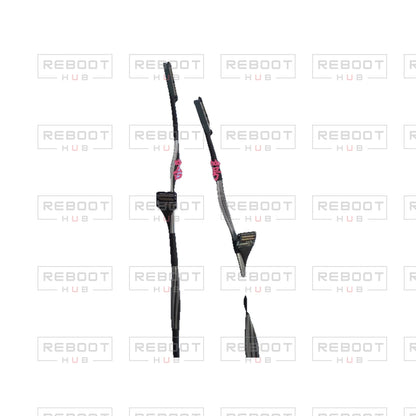 OEM-pulled DJI Flip Gimbal Camera Signal Cable on white with Reboot Hub watermark overlay — view 3