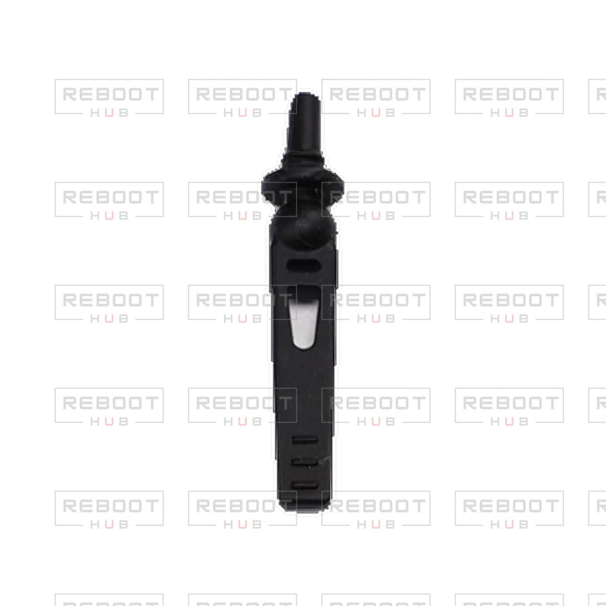 OEM-pulled DJI Flip Gimbal Rubber Damper on white with Reboot Hub watermark overlay — view 1