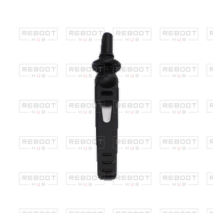 OEM-pulled DJI Flip Gimbal Rubber Damper on white with Reboot Hub watermark overlay — view 1