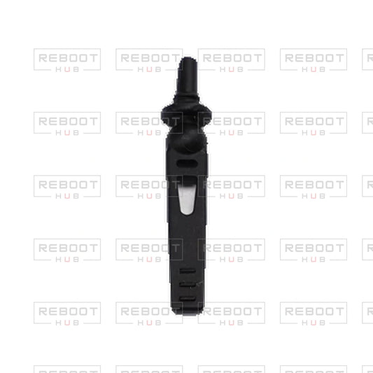 OEM-pulled DJI Flip Gimbal Rubber Damper on white with Reboot Hub watermark overlay — view 1