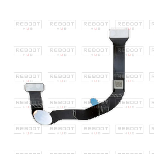 OEM-pulled DJI Flip GPS Flexible Flat Cable on white with Reboot Hub watermark overlay — view 1