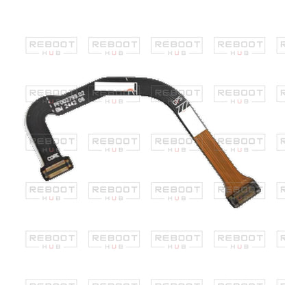 OEM-pulled DJI Flip GPS Flexible Flat Cable on white with Reboot Hub watermark overlay — view 2