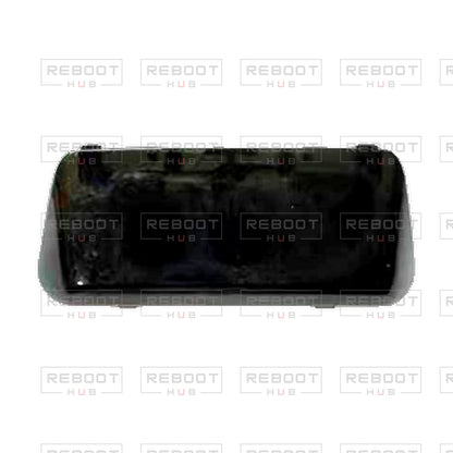 OEM-pulled DJI Flip LiDAR Front Cover on white with Reboot Hub watermark overlay — view 4
