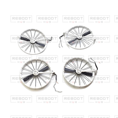 OEM-pulled DJI Flip Propeller Guard Motor on white with Reboot Hub watermark overlay — view 1