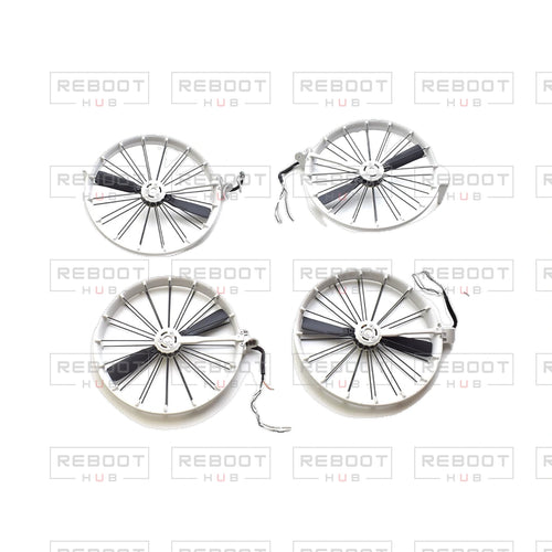 OEM-pulled DJI Flip Propeller Guard Motor on white with Reboot Hub watermark overlay — view 1
