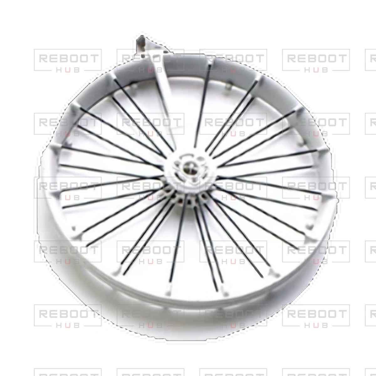 Flip Rear Propeller Guard Left OEM-pulled part detail view on white with Reboot Hub watermark overlay