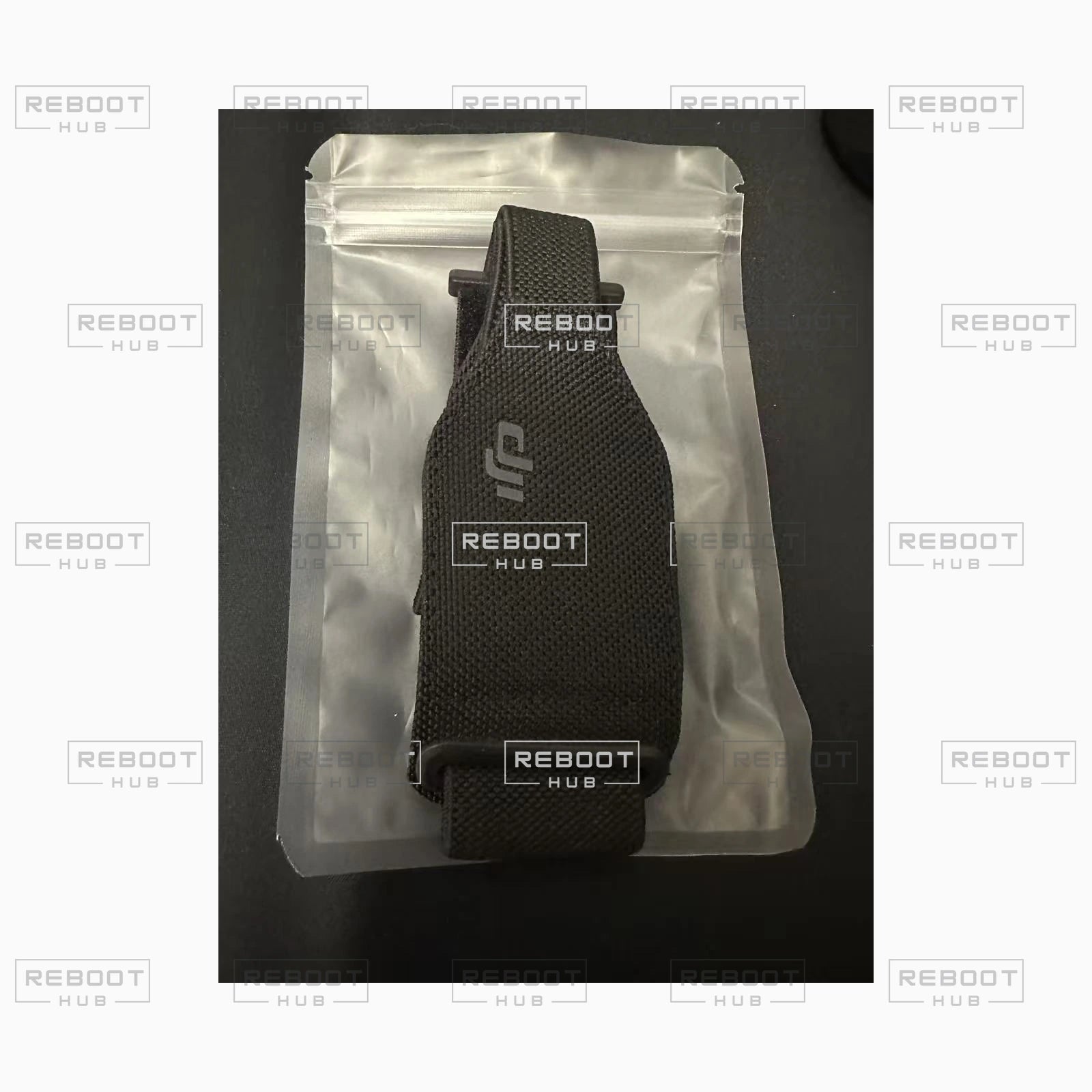 OEM-pulled DJI Goggles 2 headband strap, front view in protective pouch