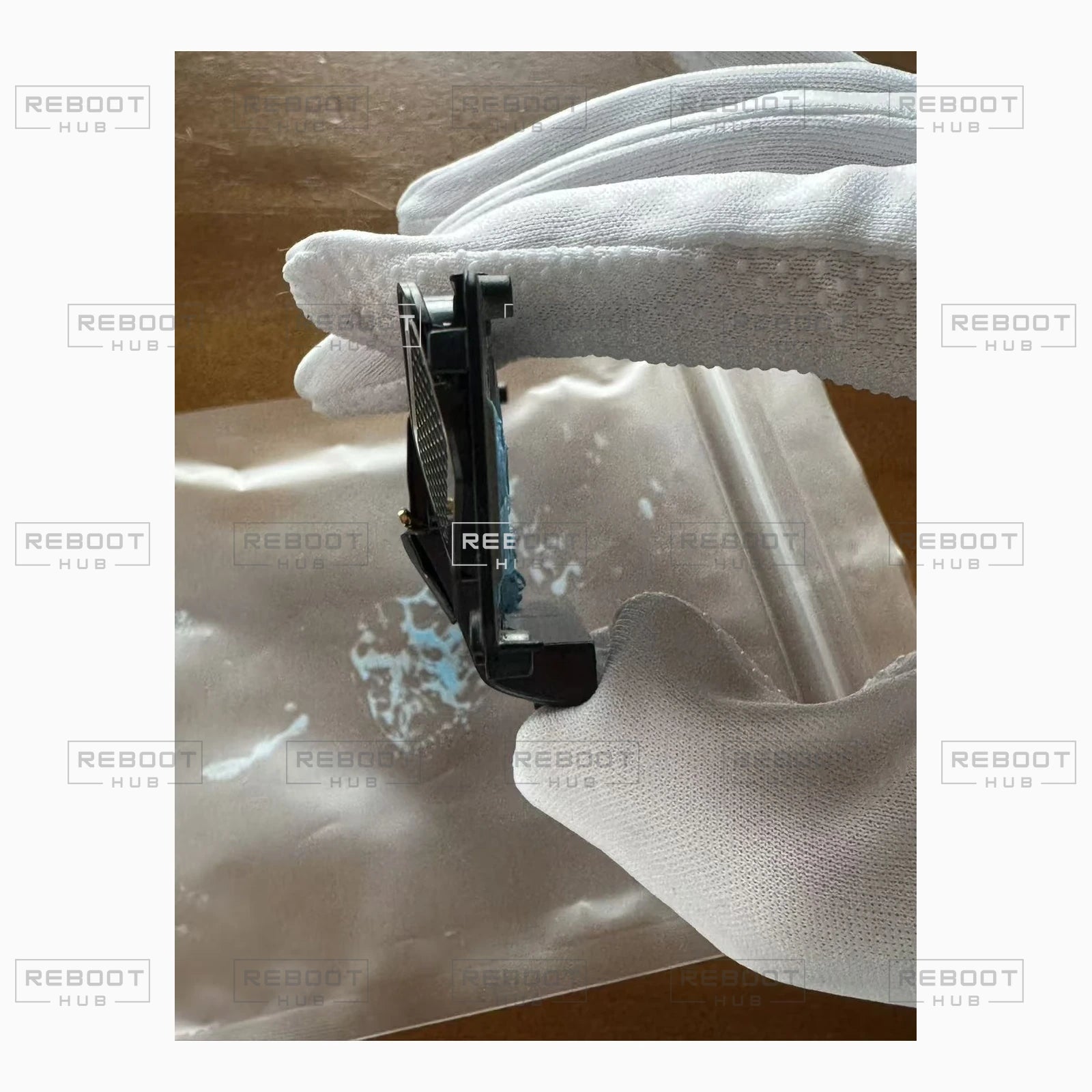 DJI Goggles 2 heat sink assembly, edge profile