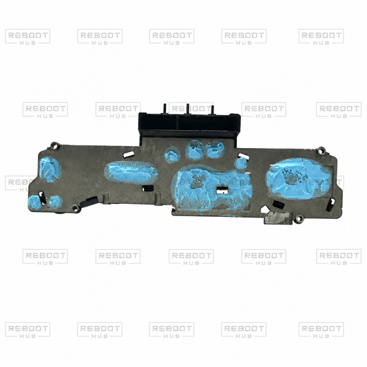 Complete OEM-pulled DJI Goggles 2 heat sink assembly showing both ends on a white background