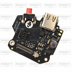 DJI Goggles Integra Power Module PP003266.02, alternate front view, AI-assisted white-background image with full-frame Reboot Hub watermark