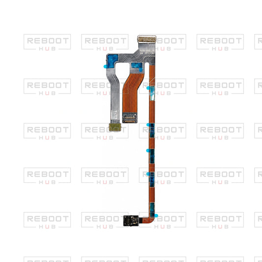 DJI Mini 2 SE 3-in-1 Flexible Flat Cable - OEM-pulled - original product view on white with Reboot Hub watermark