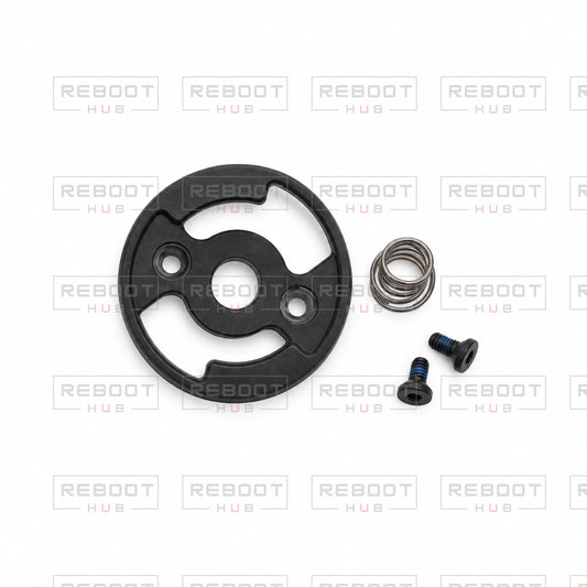 OEM-pulled DJI Mavic Air 2 CW Propeller Mount Base on white with Reboot Hub watermark overlay