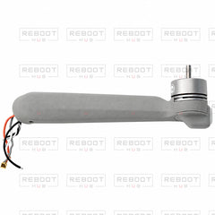 OEM-pulled DJI Mavic Air 2 Rear Left Arm Module on white with Reboot Hub watermark overlay