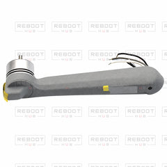OEM-pulled DJI Mavic Air 2 Rear Right Arm Module on white with Reboot Hub watermark overlay