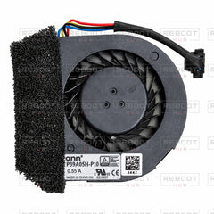 OEM-pulled DJI Mavic Air 2 Cooling Fan on white with Reboot Hub watermark overlay
