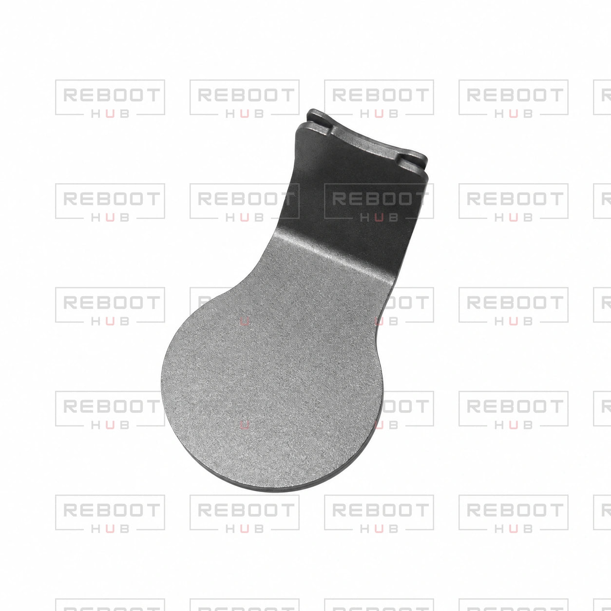 OEM-pulled DJI Air 2S Gimbal Pitch Axis Cover Plate on white with Reboot Hub watermark overlay