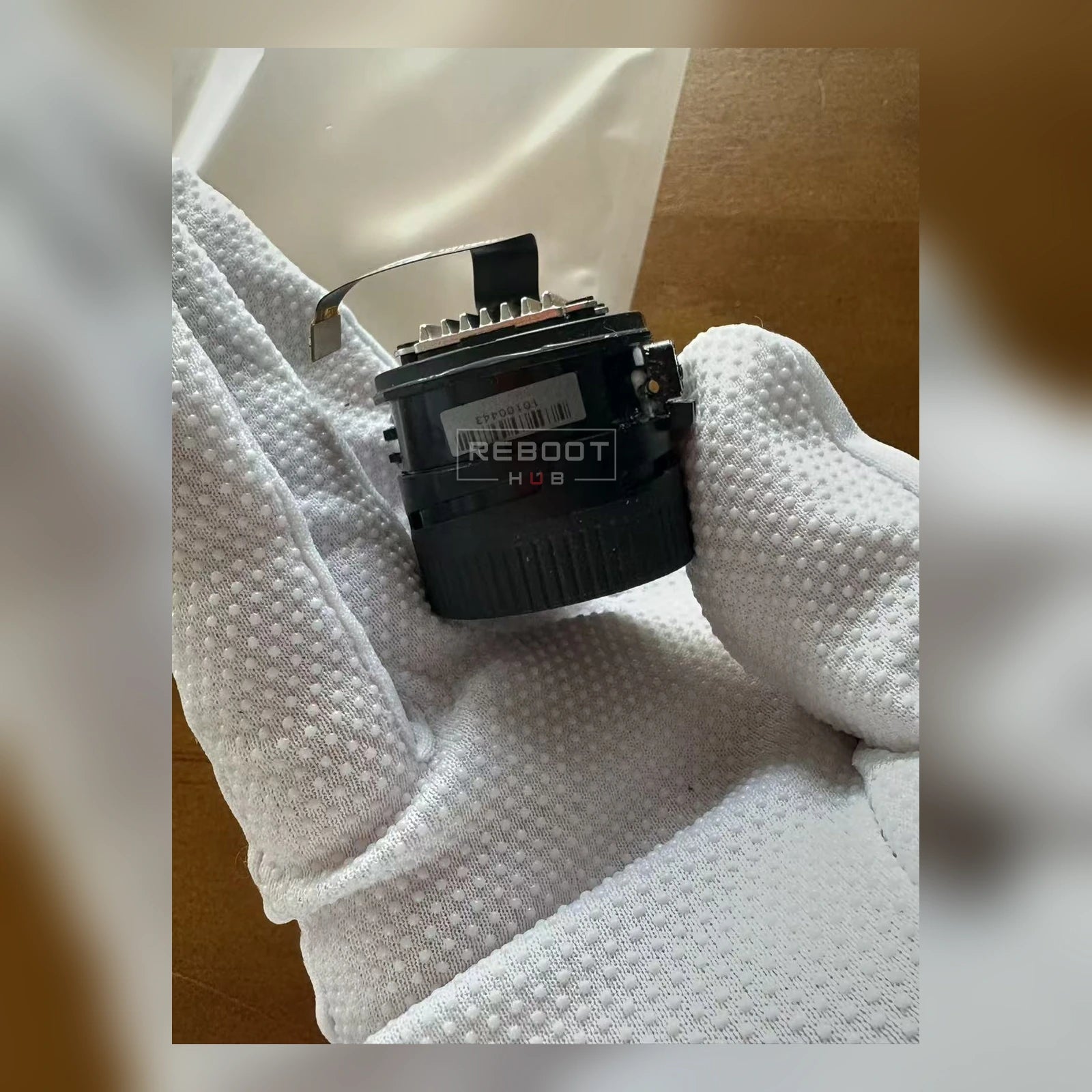 DJI Goggles 2 display lens module, OEM-pulled, connector and housing view