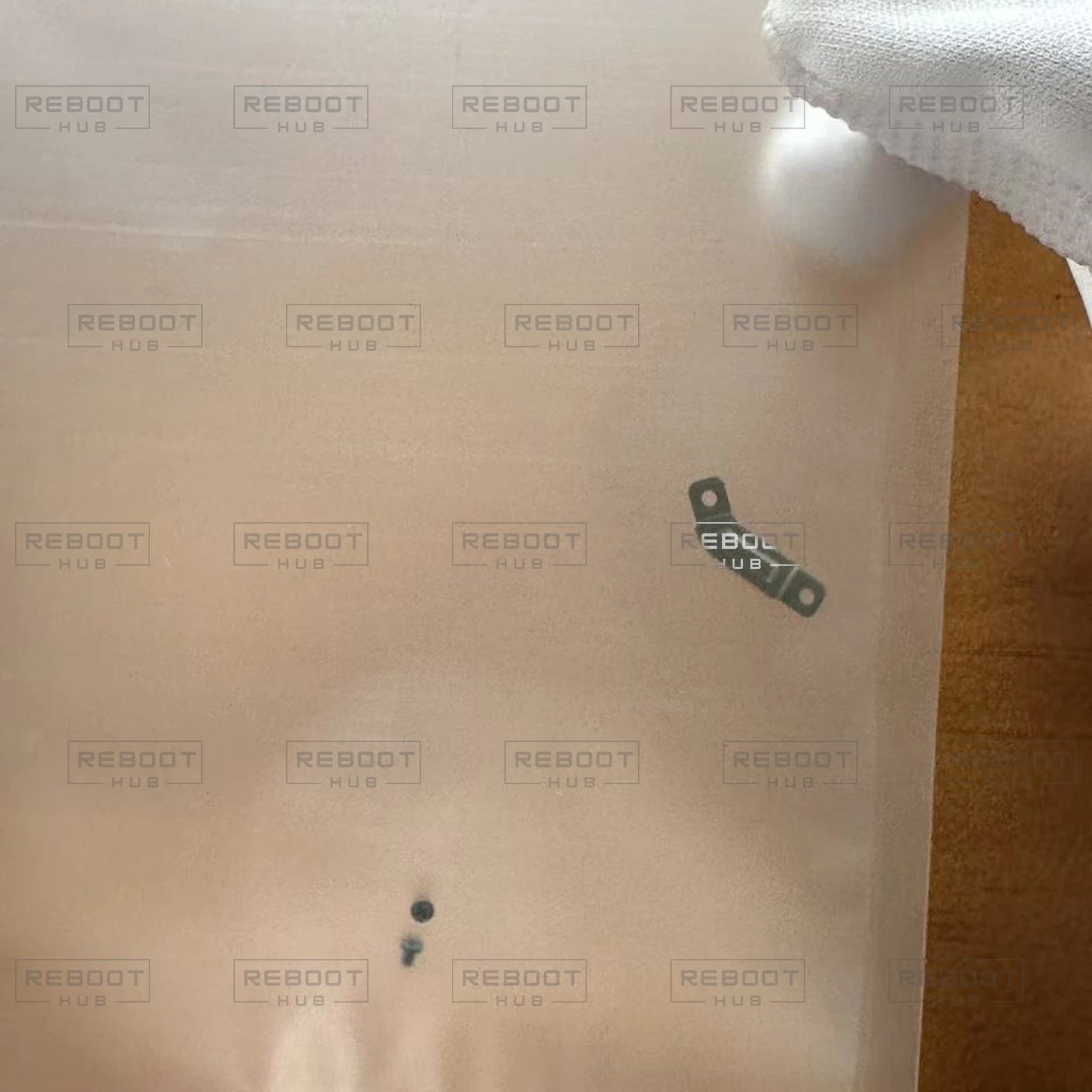 OEM-pulled DJI Goggles 2 Mainboard Flex Cable Retaining Bracket, view 1