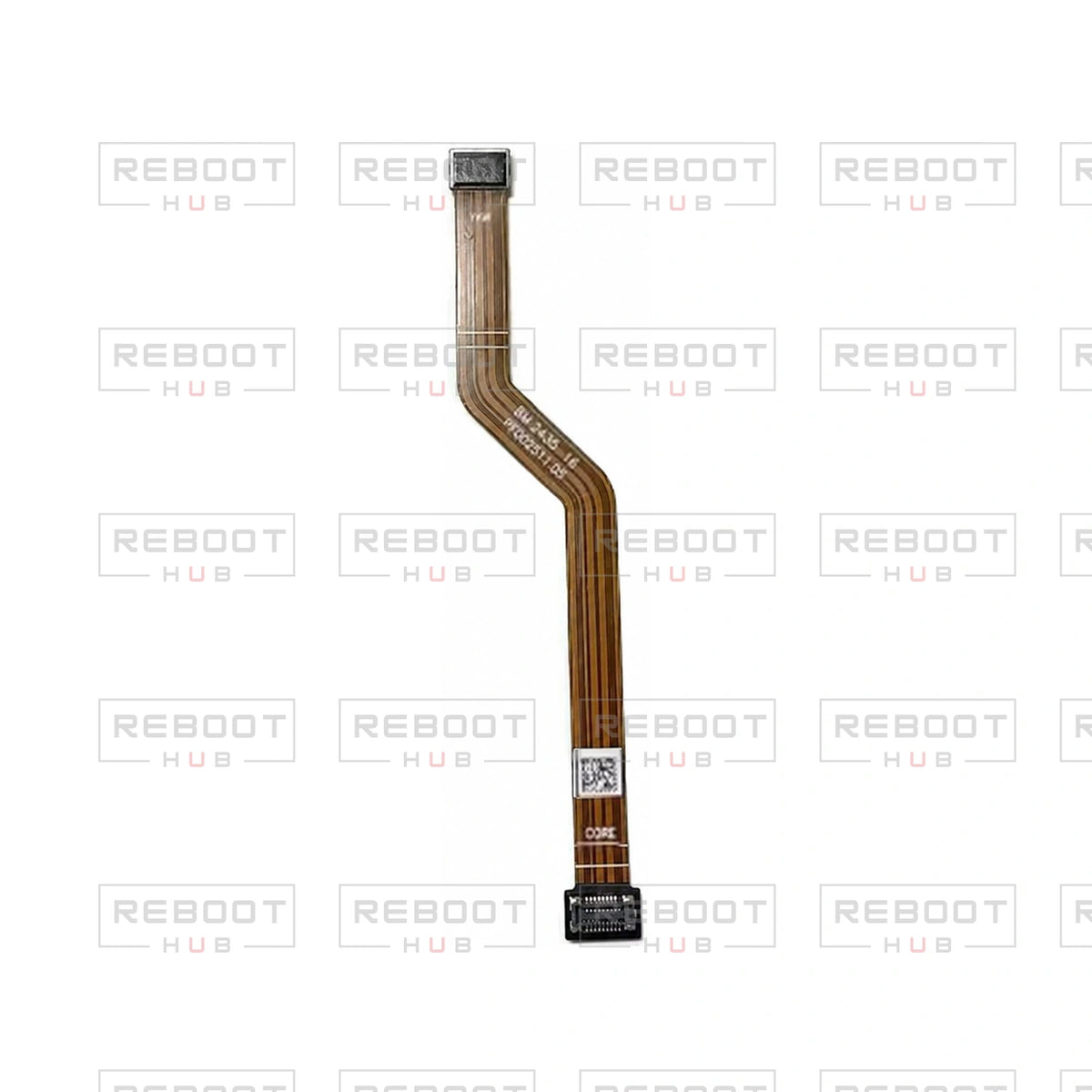 DJI Air 3S Gimbal Flexible Flat Cable - OEM-pulled - original photographed view on white with Reboot Hub watermark