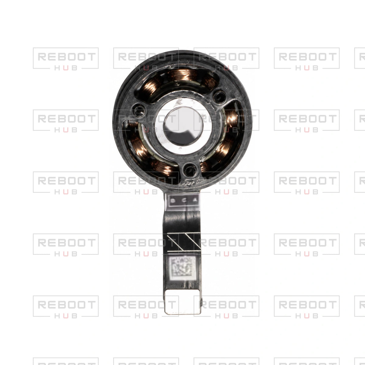 DJI Air 3S Gimbal Pitch Motor - OEM-pulled - original photographed view on white with Reboot Hub watermark