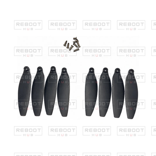 DJI Mini 2 OEM Propeller Set - OEM-pulled - original photographed view on white with Reboot Hub watermark