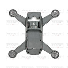DJI Spark Middle Frame - OEM-pulled - original photographed view on white with Reboot Hub watermark