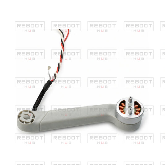 OEM-pulled DJI Mini 3 Pro Rear Arm Right on white with Reboot Hub watermark overlay