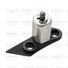 OEM-pulled DJI Mini 3 Pro Rear Arm Rotation Axis Left on white with Reboot Hub watermark overlay