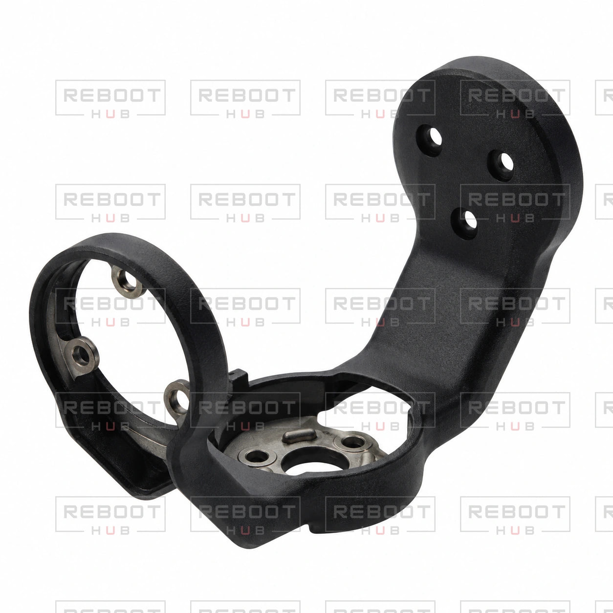 OEM-pulled DJI Mini 3 Gimbal Lower Bracket on white with Reboot Hub watermark overlay