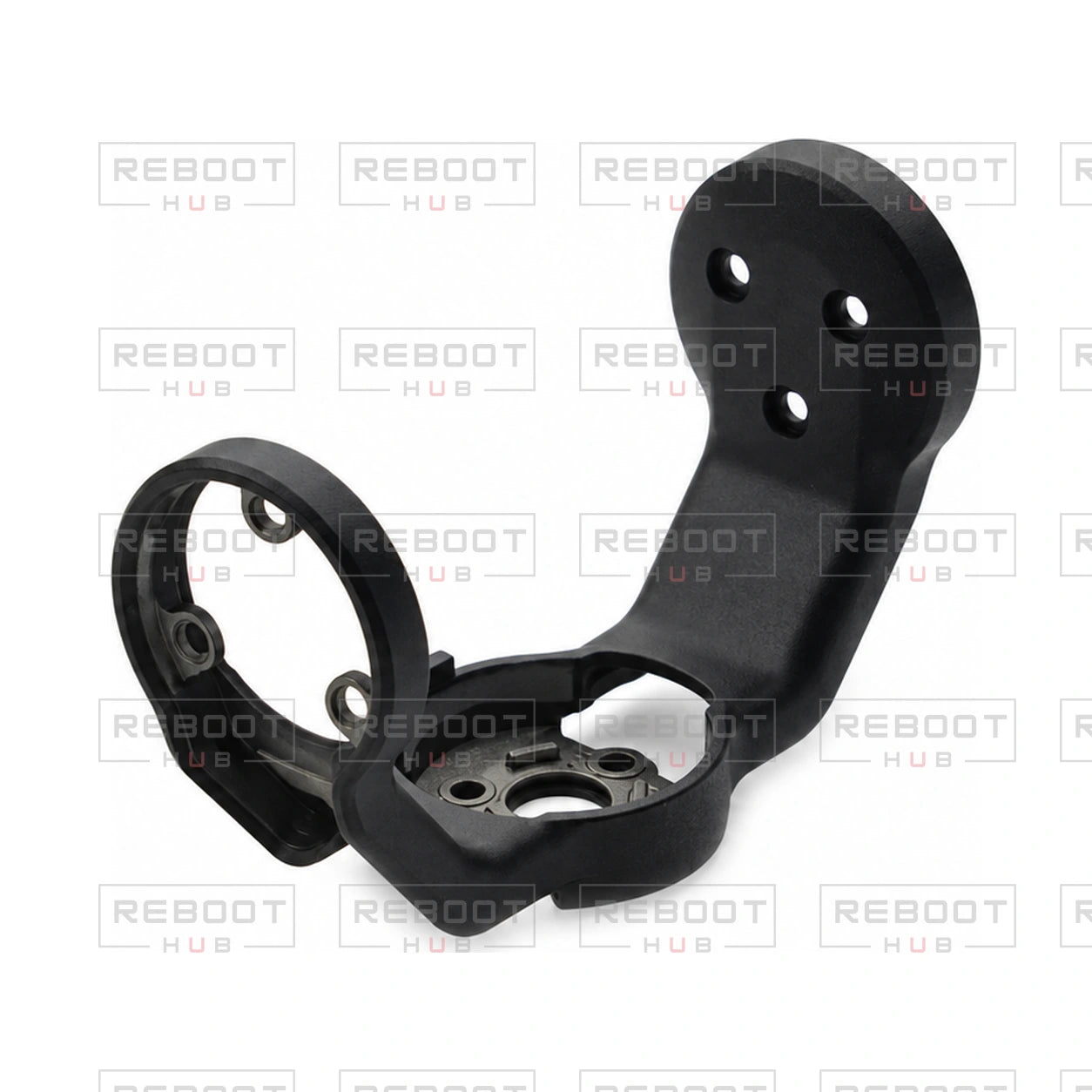 OEM-pulled DJI Mini 4 Pro Gimbal Lower Bracket on white with Reboot Hub watermark overlay