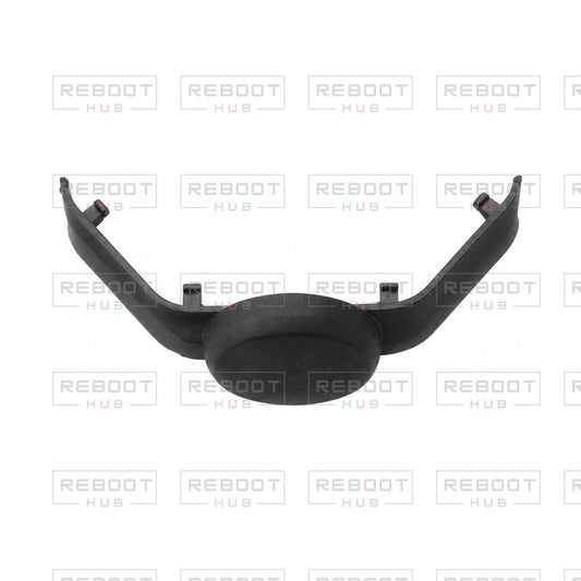OEM-pulled DJI Mini 4 Pro Gimbal Lower Bracket Cover on white with Reboot Hub watermark overlay