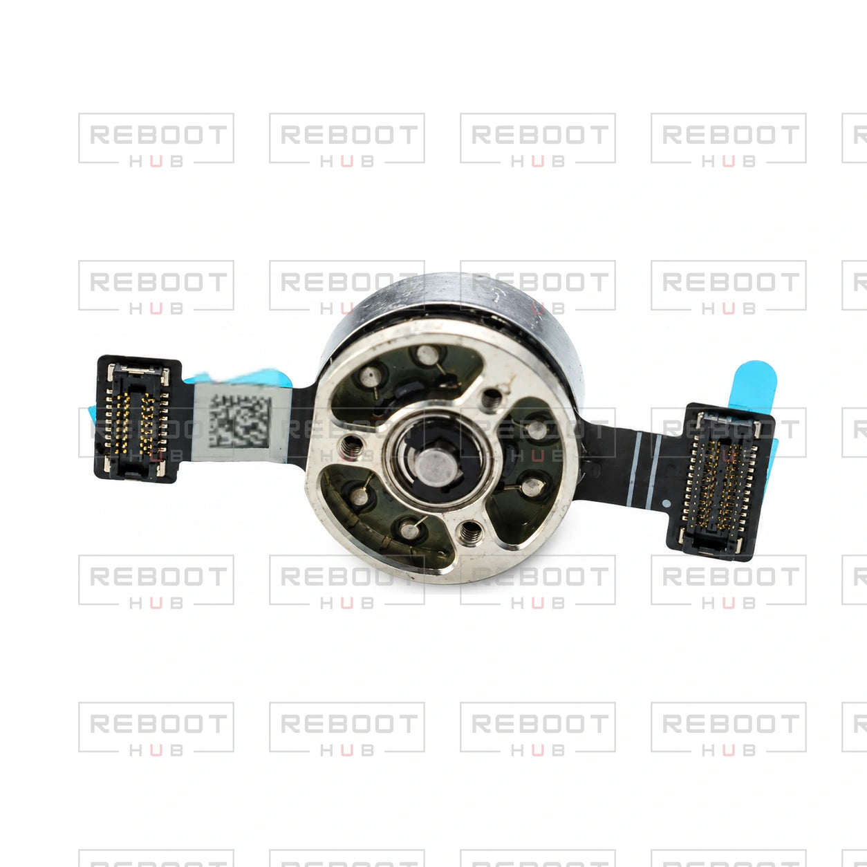 OEM-pulled DJI Mini 4 Pro Gimbal Yaw Motor on white with Reboot Hub watermark overlay