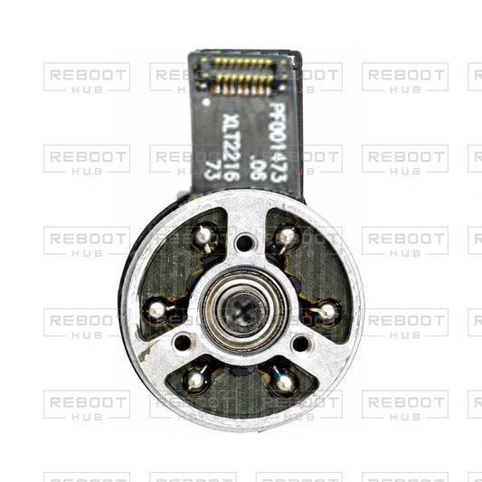 OEM-pulled DJI Mini 3 Pro Gimbal Pitch Motor on white with Reboot Hub watermark overlay