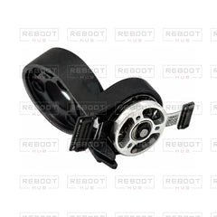 OEM-pulled DJI Mini 3 Gimbal Yaw Motor with Upper Bracket on white with Reboot Hub watermark overlay