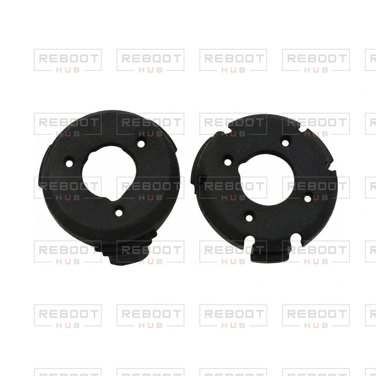 OEM-pulled DJI Mini 3 Pro Gimbal Vertical Rubber Damper on white with Reboot Hub watermark overlay