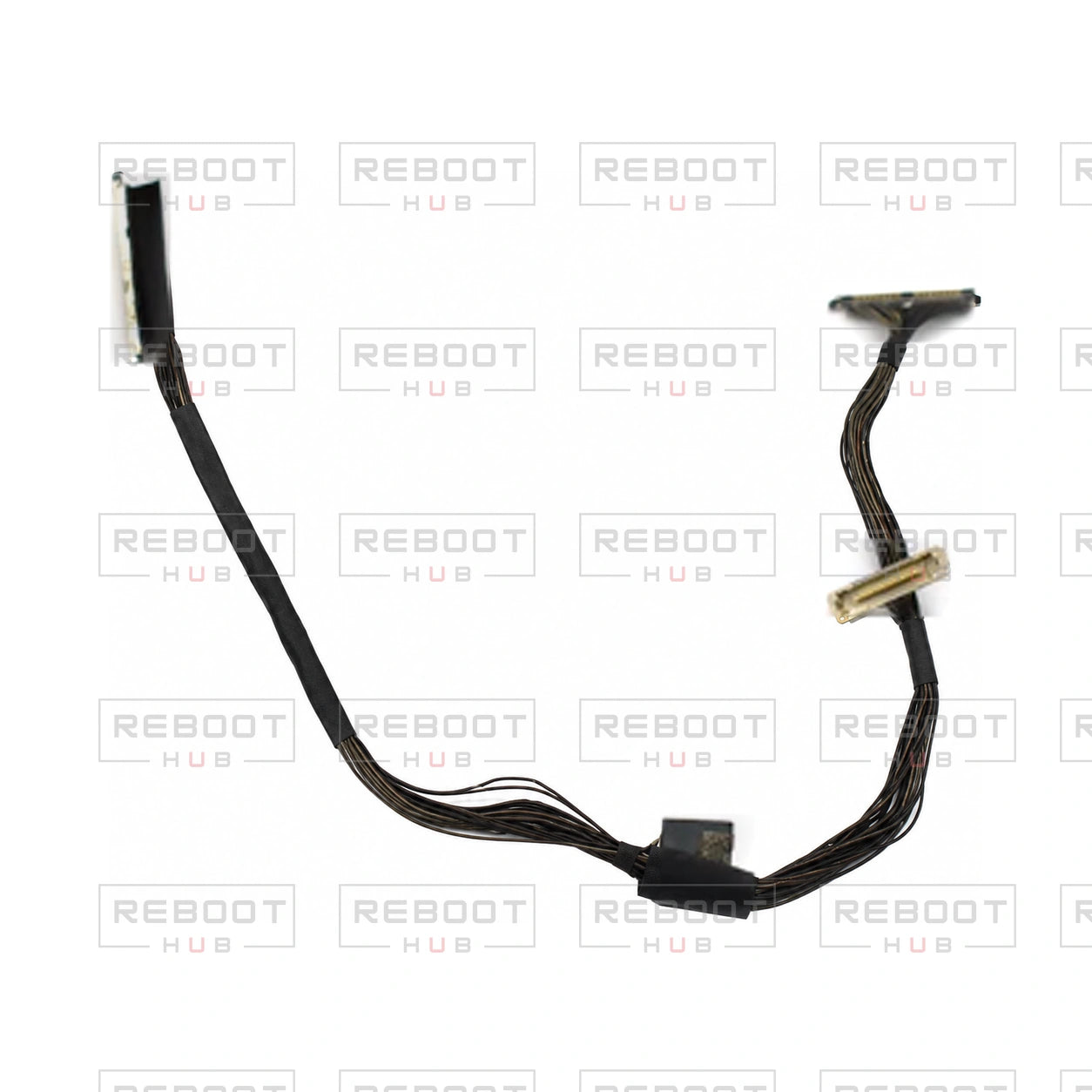 OEM-pulled DJI Mini 3 Gimbal Signal Cable on white with Reboot Hub watermark overlay