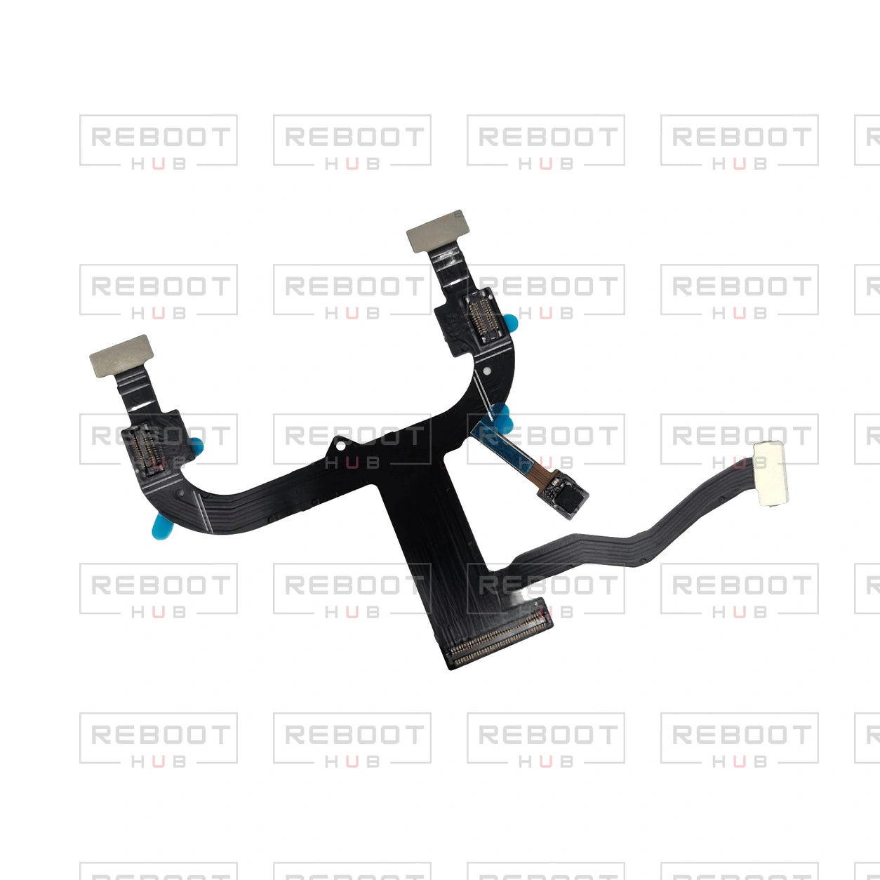 OEM-pulled DJI Mini 3 Pro 7-in-1 Flexible Flat Cable on white with Reboot Hub watermark overlay