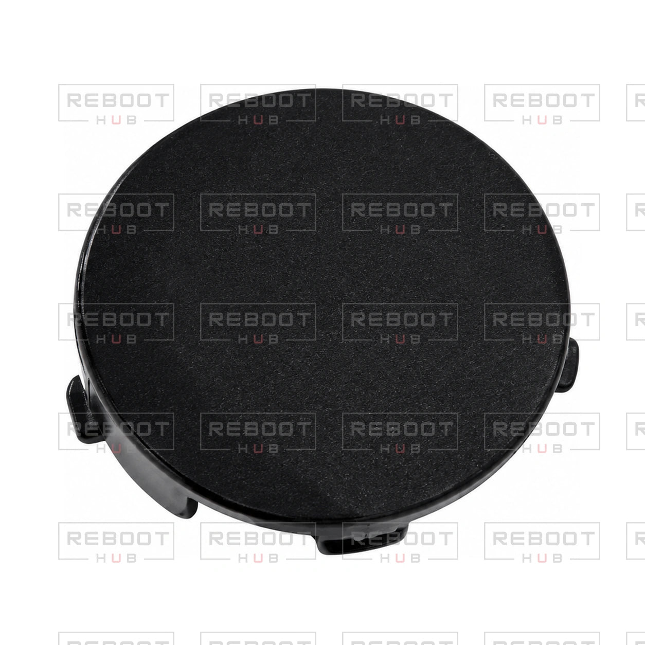 OEM-pulled DJI Mini 3 Gimbal Round Cover Plate on white with Reboot Hub watermark overlay