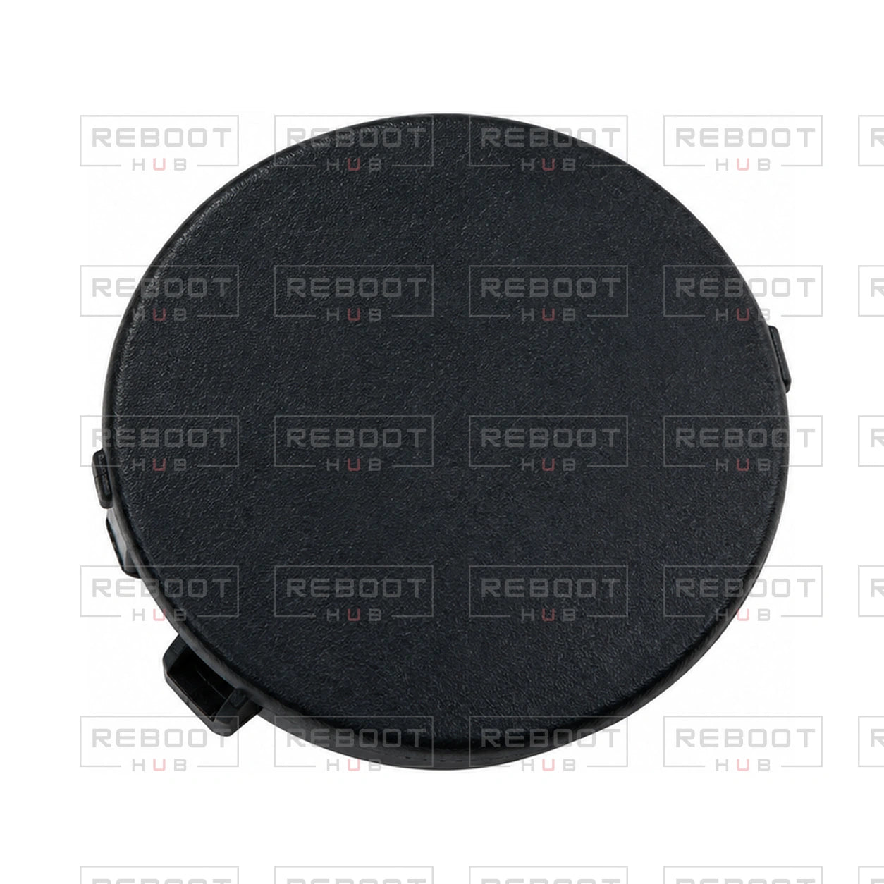 OEM-pulled DJI Mini 3 Gimbal Round Cover Plate on white with Reboot Hub watermark overlay