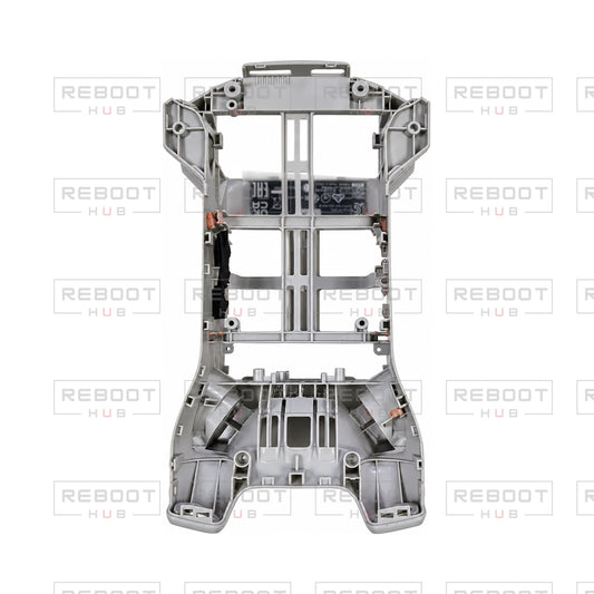 OEM-pulled DJI Mini 3 Middle Frame on white with Reboot Hub watermark overlay