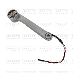 OEM-pulled DJI Mini 3 Rear Arm Left on white with Reboot Hub watermark overlay