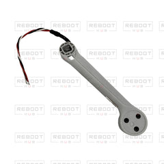 OEM-pulled DJI Mini 3 Rear Arm Left on white with Reboot Hub watermark overlay