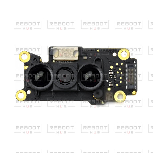 OEM-pulled DJI Mini 3 Downward Vision Module on white with Reboot Hub watermark overlay